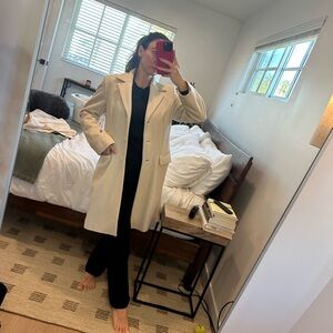 United Colors Of Benetton Cream Trench Coat
